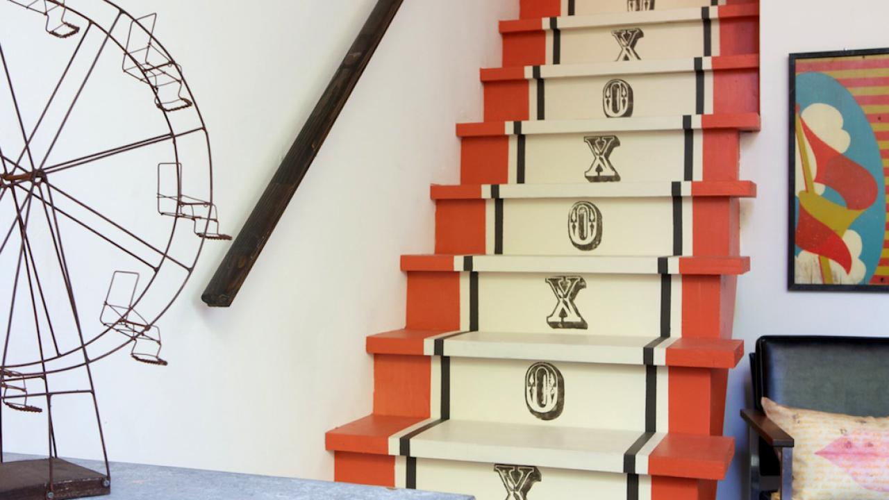 How to Paint a Faux Runner on a Staircase HGTV