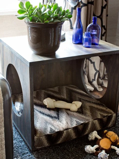 How to Make an End Table With a Built in Pet Bed HGTV