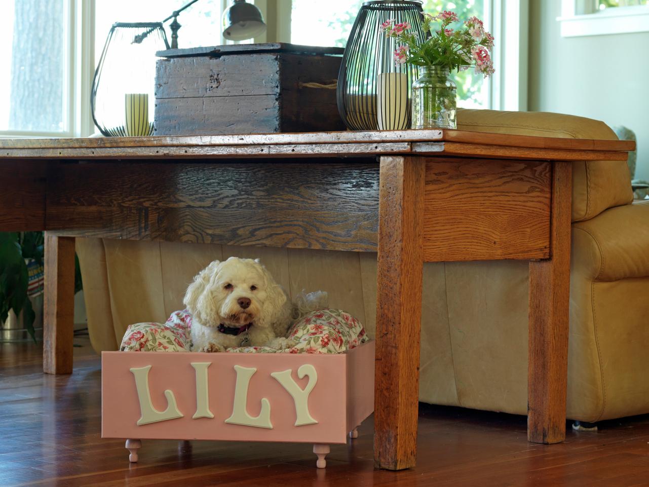 Pet Bed Out Of An Old Dresser Drawer, Dog Bed Dresser With Stairs