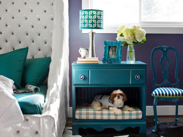 Pet Bed And Nightstand, Dresser Bed Combination