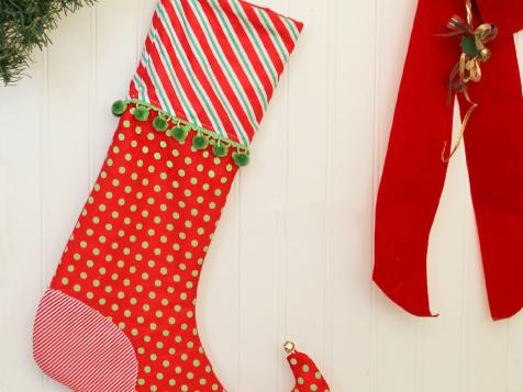 How to Sew an Elf Christmas Stocking