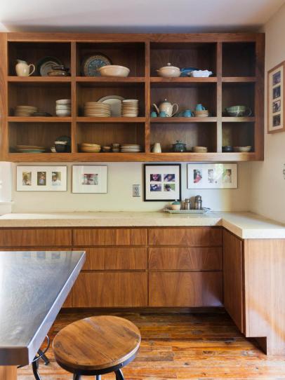 Images Of Beautifully Organized Open Kitchen Shelving Diy