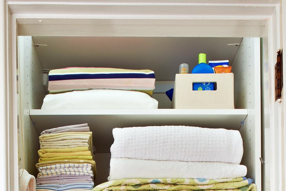 Organize Your Linen Closet and Bathroom Medicine Pictures With