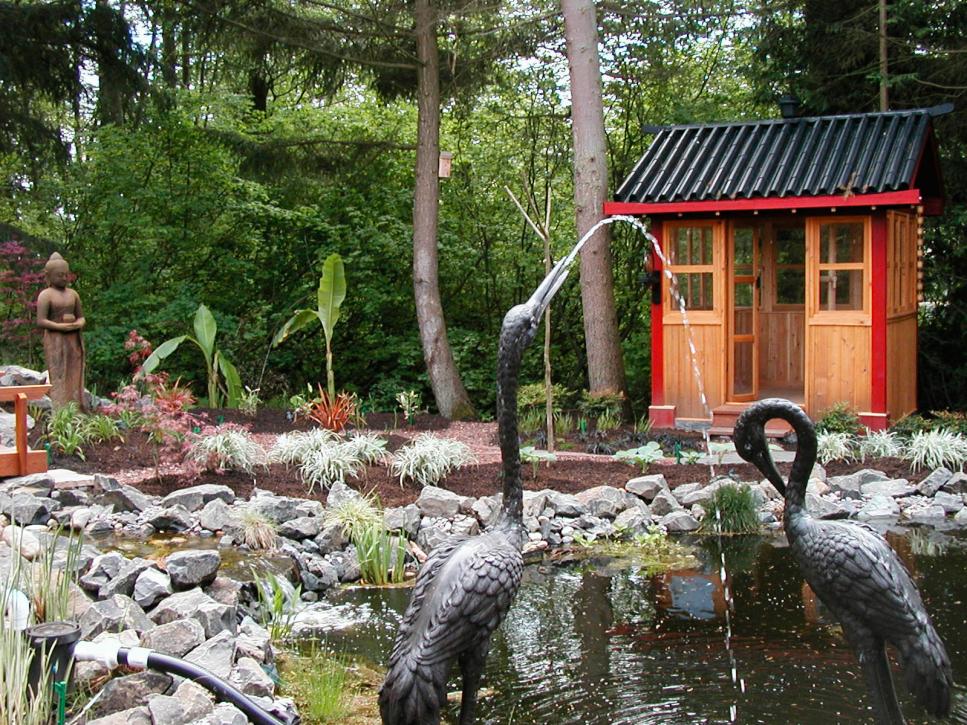 Asian inspired backyard landscaping ideas