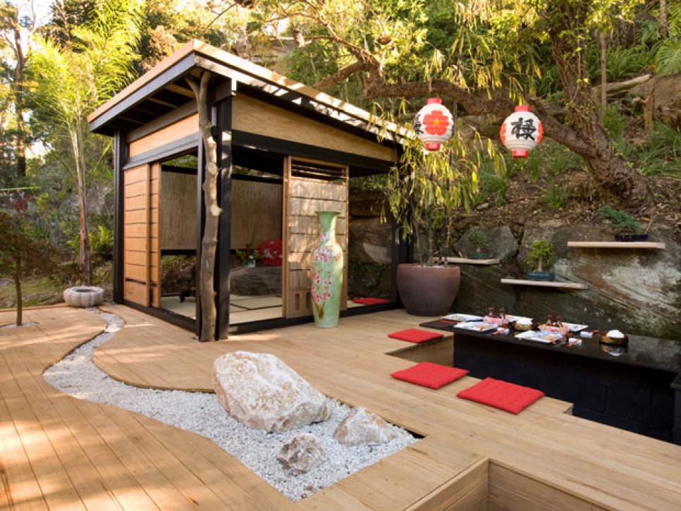 Asian inspired backyard landscaping ideas