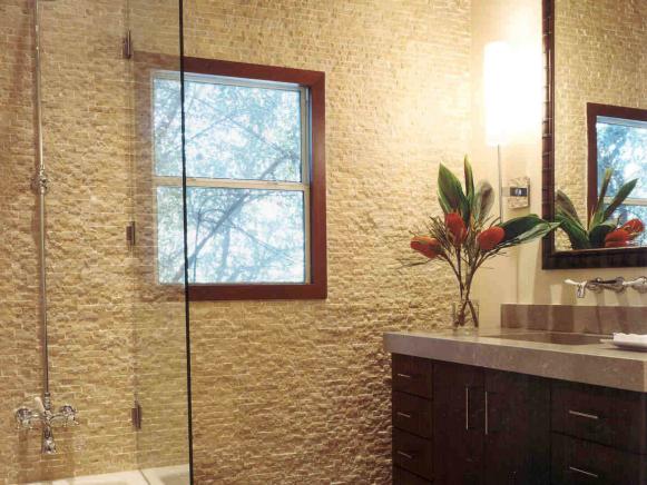 Stone Bathroom Wall