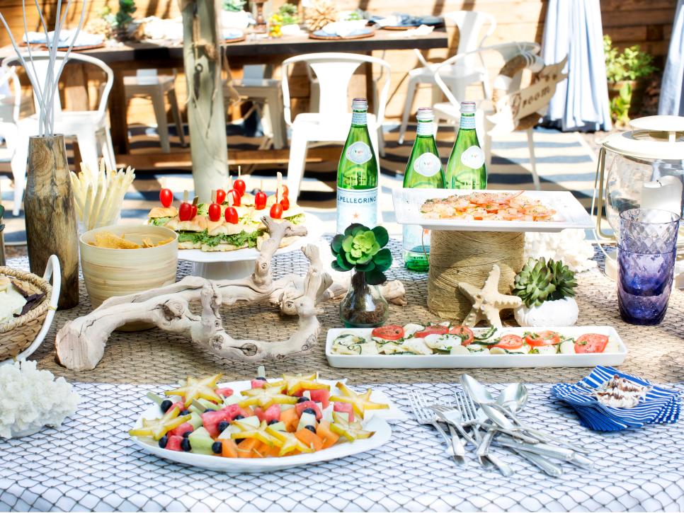 How to Host a Beach Themed Wedding  Shower DIY