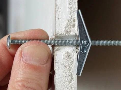 How to Install Drywall Anchors Molly Bolts and Toggle Bolts HGTV