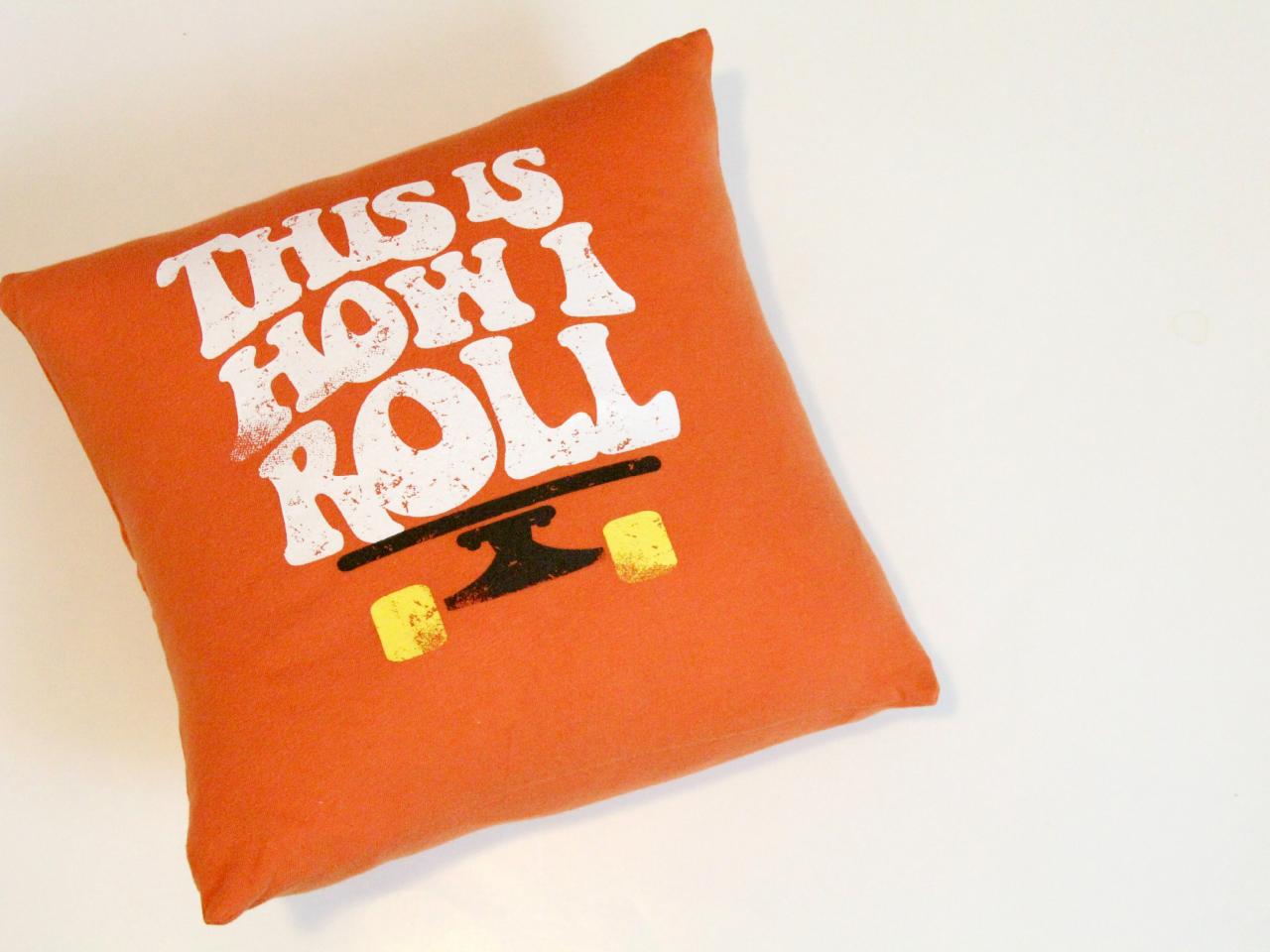 diy memory shirt pillow