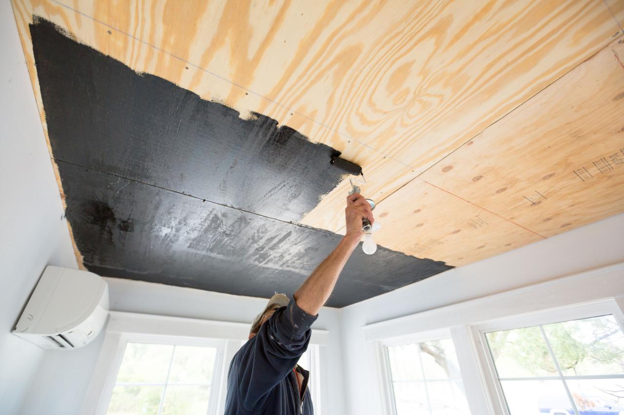 How to Install a Reclaimed Wood Ceiling Treatment | how ...