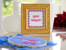 If you’ve ever wanted to try your hand at cross-stitch, let this bit of snarkiness be your jumping-off point. 