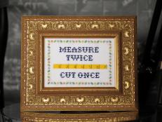 If you’ve ever wanted to try cross-stitch, let this important message be your starting point.