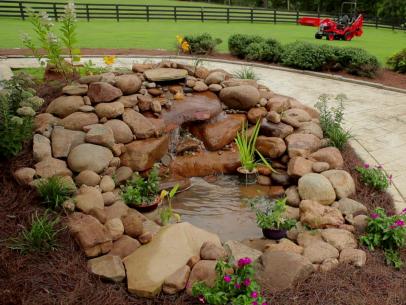 Building A Garden Pond Waterfall How Tos Diy