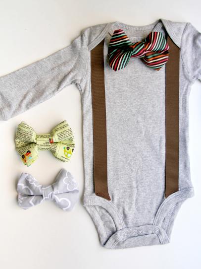 bow tie onesie