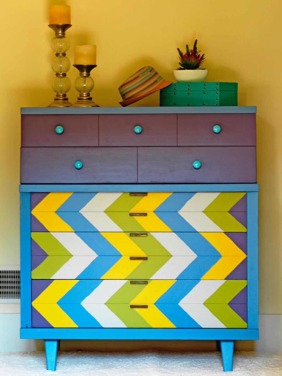 19 Creative Ways To Paint A Dresser Diy