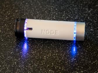 The Node+ Sensor has a built in motion sensor, color identifier and temperature gauge which will communicate information wirelessly to an iPhone or iPad as seen on DIY Network‚??s original series "I Want That."