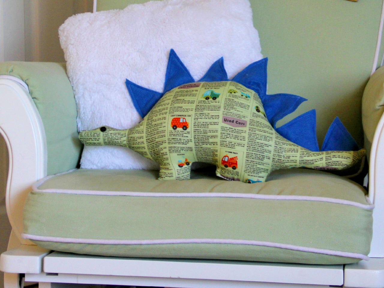 diy stuffed dinosaur