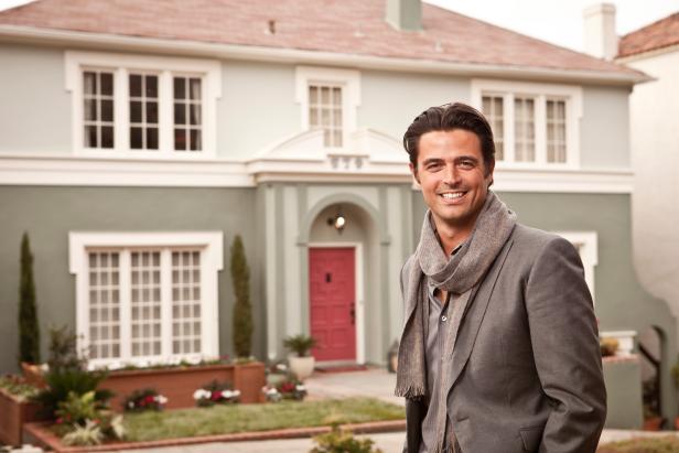 11/18/2011 - Oakland, CA - Host John Gidding at the Wong residence after the makeover on HGTV's Curb Appeal in Oakland, CA.  --
