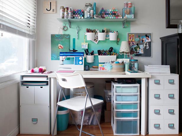 8 Smart Ideas For A Stylish And Organized Home Office Hgtv S Decorating Design Blog Hgtv