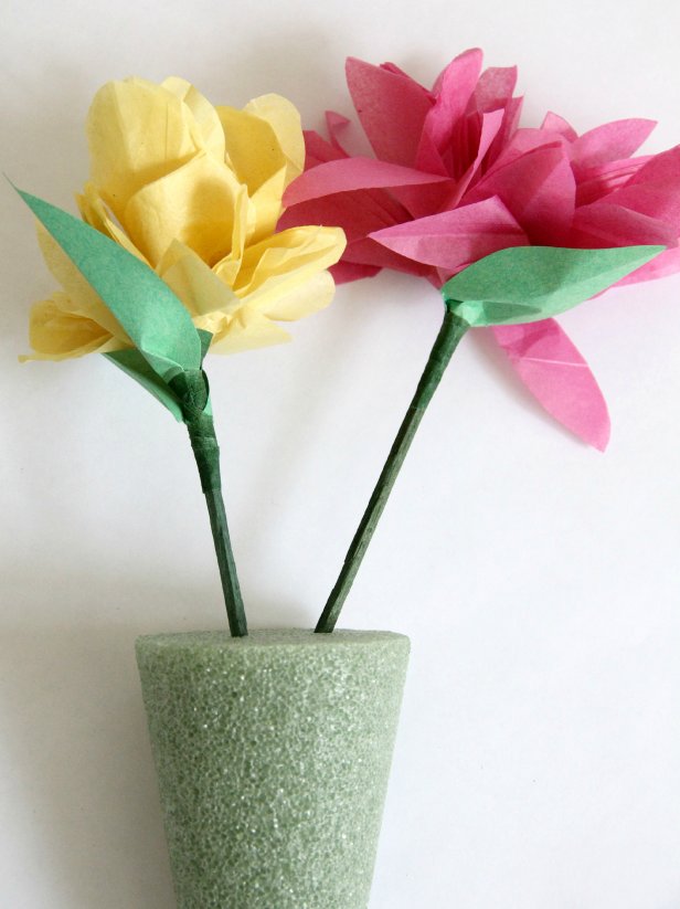 3 Ways To Make Tissue Paper Flowers 