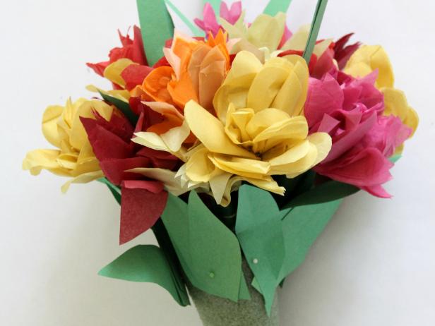 3 Ways To Make Tissue Paper Flowers 