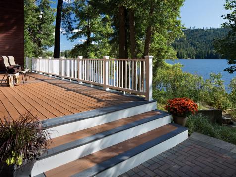 DIY Ground Level Deck Designs