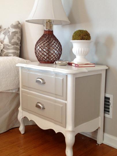 Ideas For Updating An Old Bedside Tables Diy