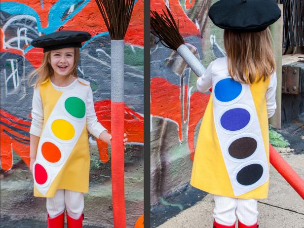 watercolor paint tray halloween costume