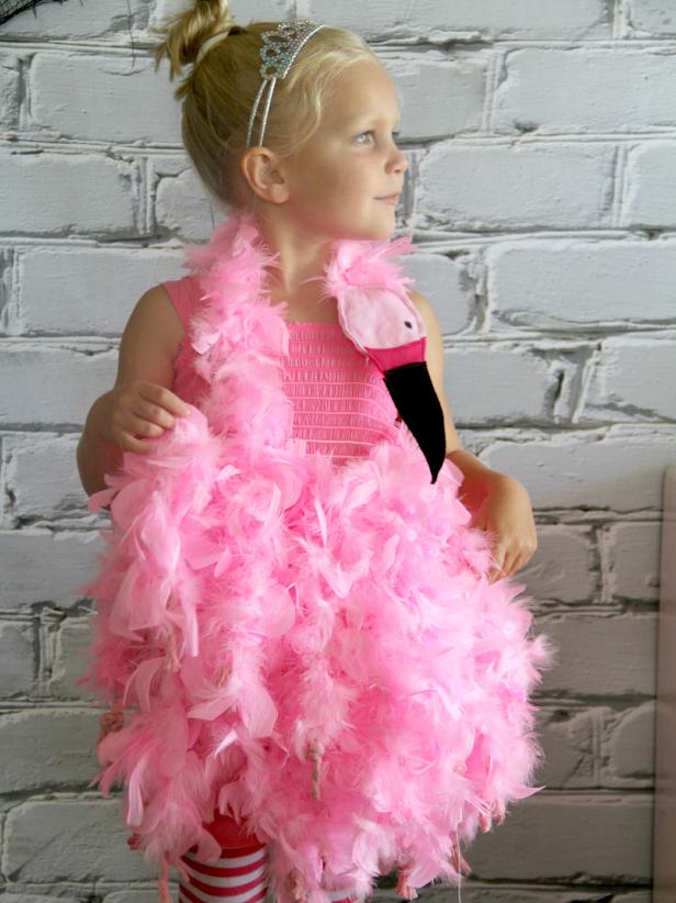 How To Make A Pink Flamingo Halloween Costume How Tos DIY   1420869945471 