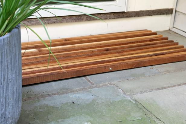 How To Make A Wood Slat Doormat, Wooden Door Mats