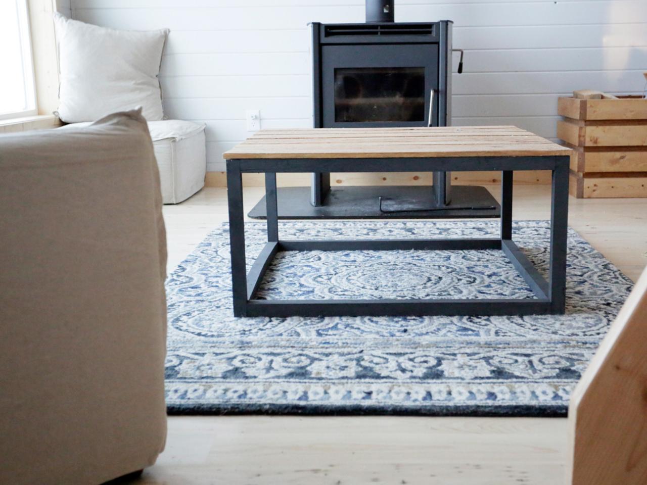 How to Build a Modern Industrial Coffee Table how tos DIY