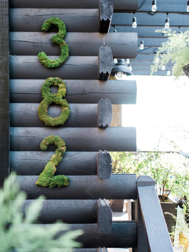 Ten Inch Wooden House Numbers