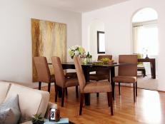Neutral Transitional Dining Room 