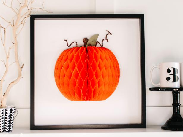 Halloween Decorating Ideas: How to Make 3D Pumpkin Art | how-tos | DIY