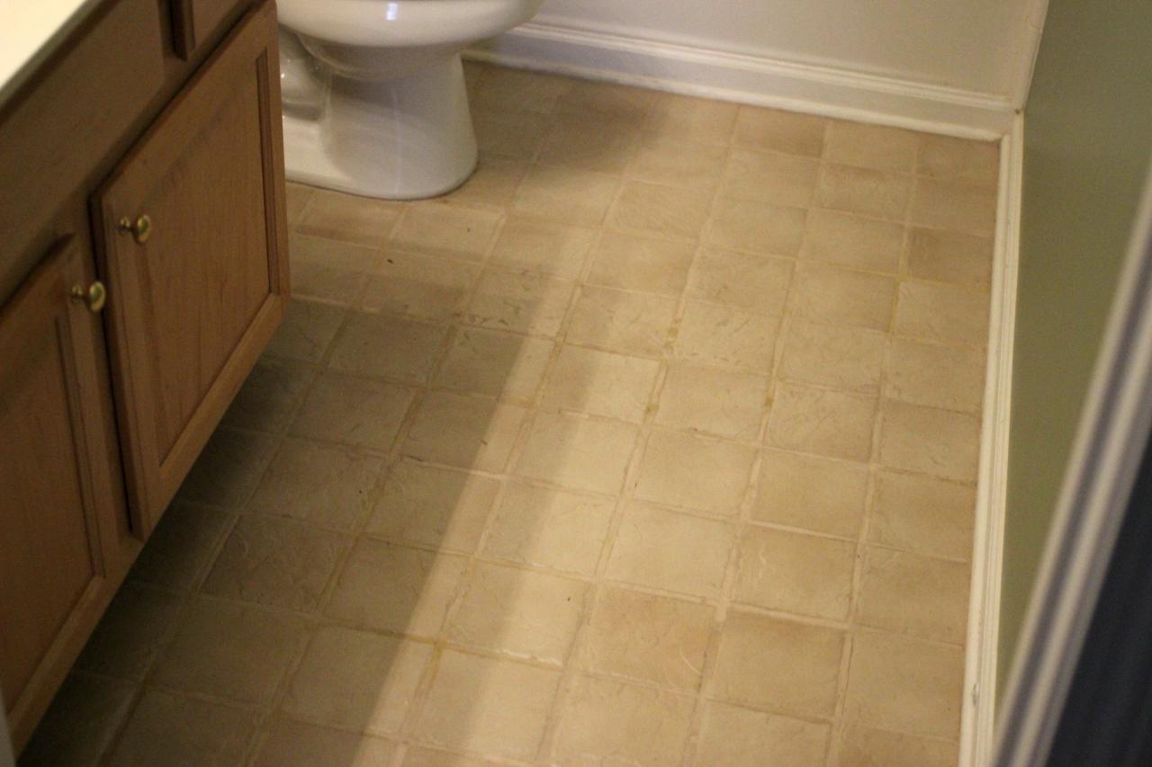 How To Remove A Tile Floor, Cleaning Old Ceramic Tile Floors