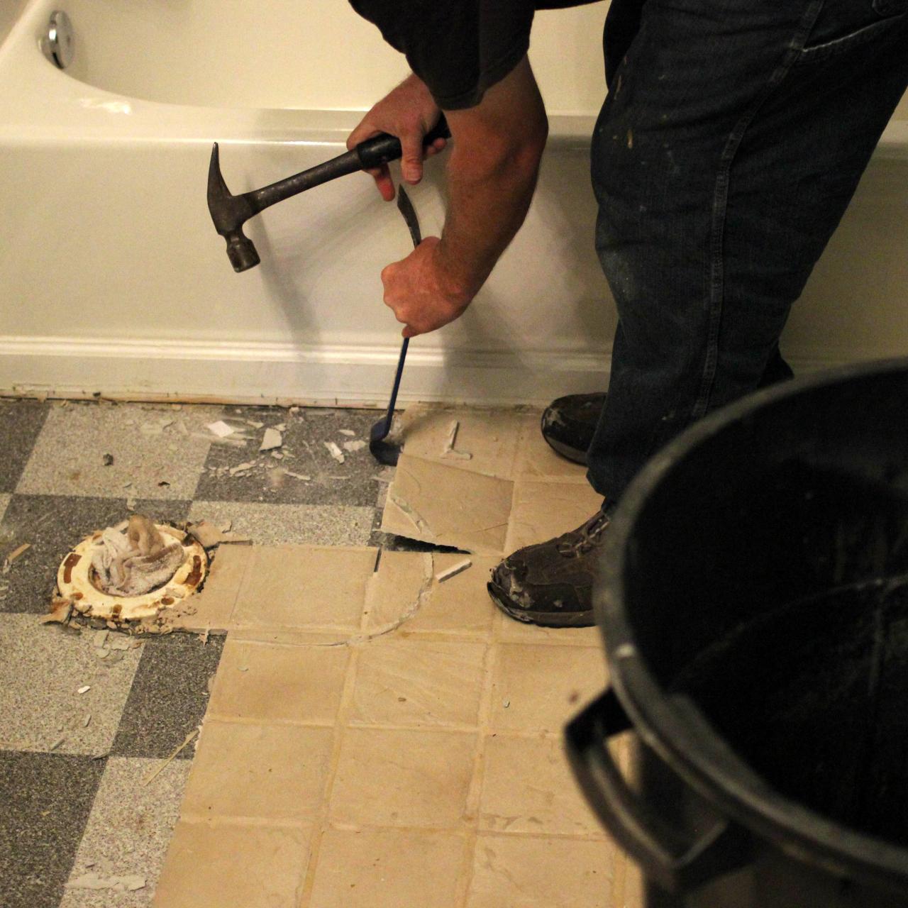 How To Remove A Tile Floor Hgtv
