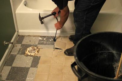 How to Remove a Tile Floor | HGTV