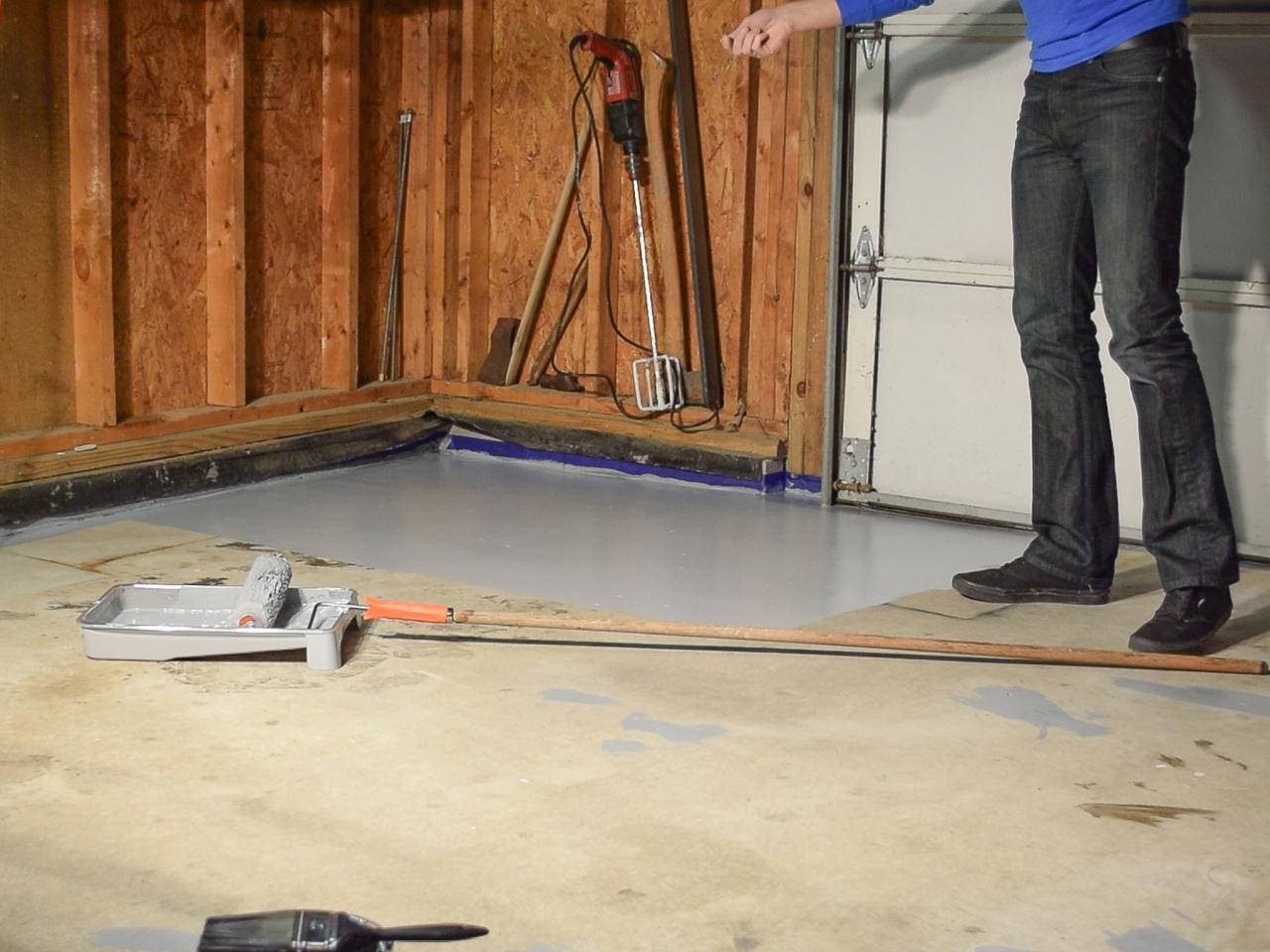 How To Paint A Garage Floor With Epoxy How Tos Diy