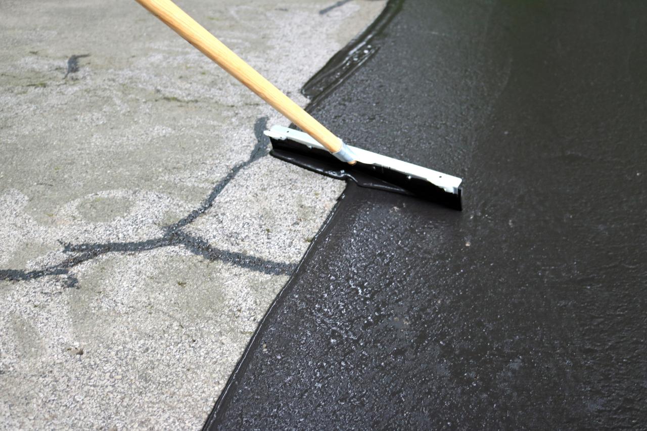 How To Fix Cracks On Driveway Repair Cracks and Apply Sealer to an Asphalt or Blacktop Driveway | HGTV