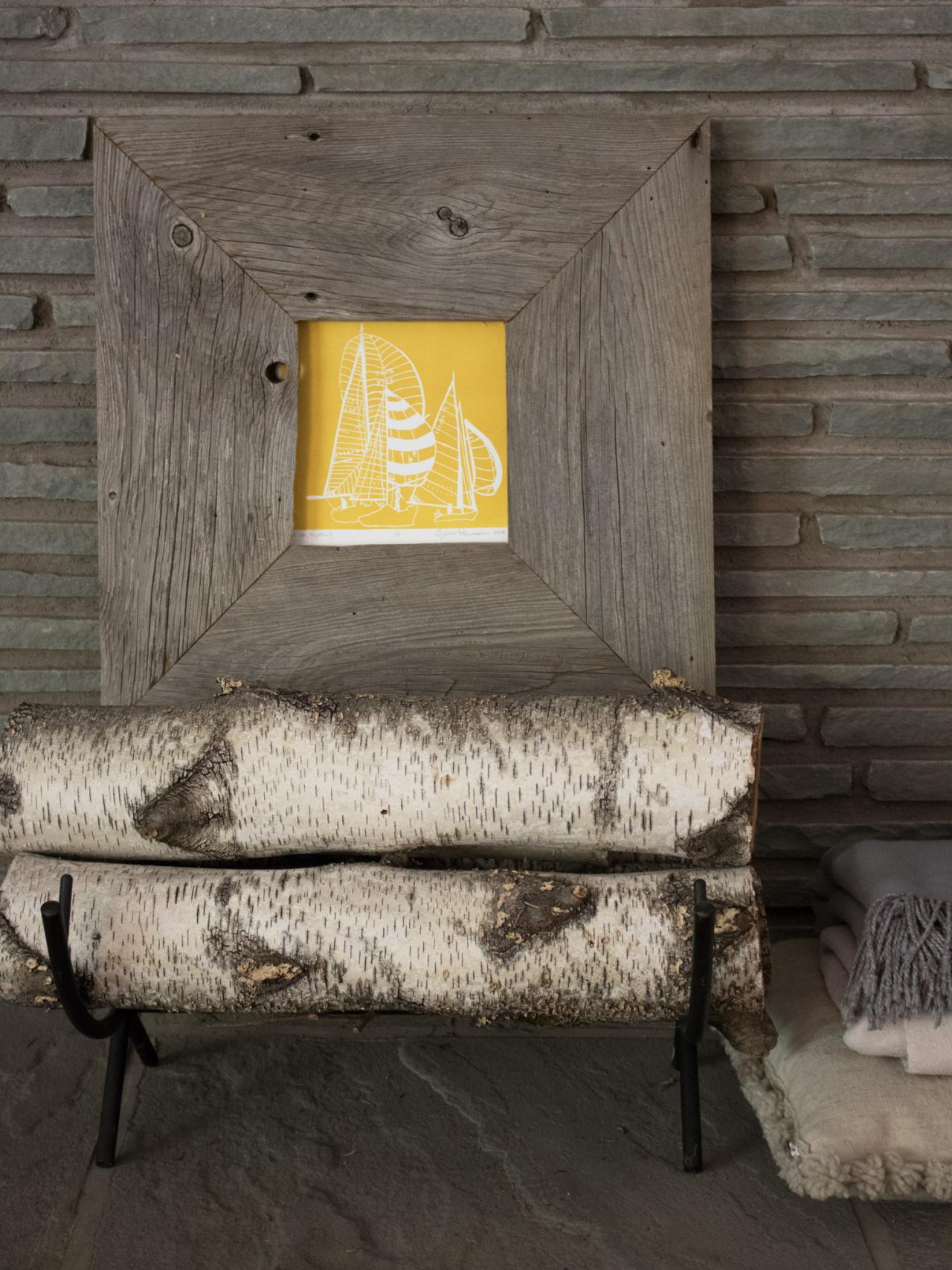 how to make a rustic picture frame diy network blog