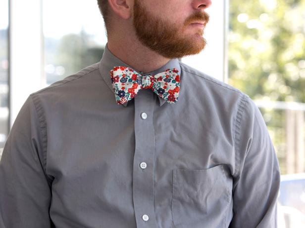 how to cut and sew bow tie
