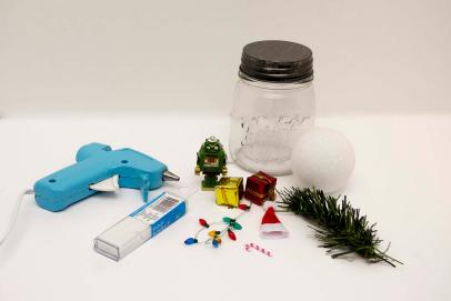 DIY Mini Snow Globe Ornaments (No Glycerin Required!) - Organize by Dreams