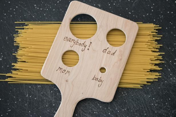 DIY Pasta Measuring Tool | DIY Network Blog: Made + Remade 
