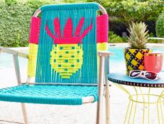 Get your patio ready for guests with these easy, wallet-friendly DIYs.