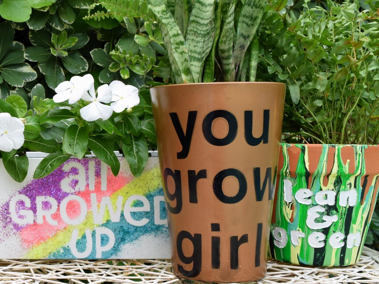 3 Ways To Make Flower Pots With Words How Tos Diy