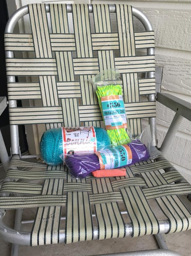 How To Macrame A Vintage Lawn Chair How Tos Diy