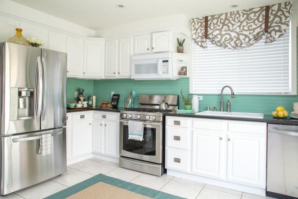 Low Cost Kitchen Makeover In A Coastal, Kitchen Cabinets Makeover Cost