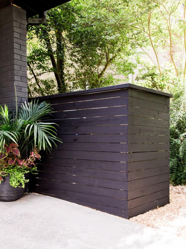 garbage screen storage trash cans outdoor hide build fence diy projects wood garden bin looking screens hider covers patio shed