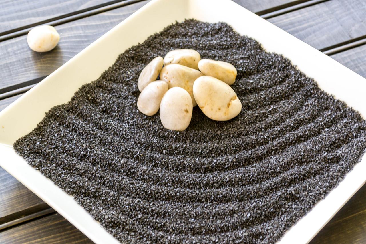 Make a Tabletop Zen Rock Garden | DIY Network Blog: Made + Remade | DIY