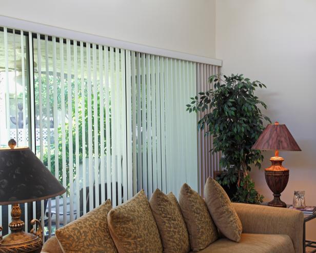Ing Vertical Blinds, What Is The Standard Size For Vertical Blinds Sliding Glass Doors